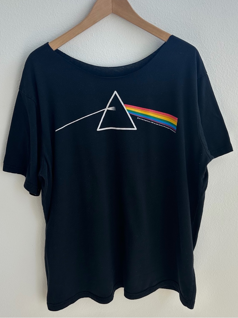 Pink Floyd Off The Shoulder Dark Side of the Moon Graphic Tee